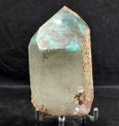 Ajoite included Quartz, with Epidote & Hematite, Artonvilla Mine, 2008 find, South Africa