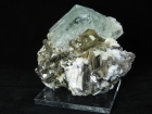 Aquamarine w/Muscovite and Albite (Cab), Brazil