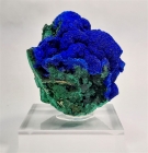 Azurite on Malachite, Boko Songho, Bouenza Department Republic of Congo