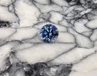 Faceted Benitoite .20 cts., 3.50 mm, VVS