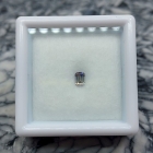 Heated Bi-Color Benitoite, .15 ctw., Benitoite Gem Mine, San Benito County, California