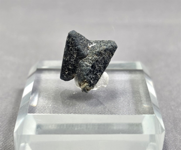 Inter-grown Crossite included Benitoite Crystals, Benitoite Gem Mine, San Benito Co., CA