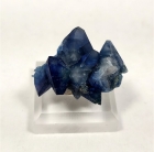 Benitoite Crystal Cluster, 15 cts., Benitoite Gem Mine, San Benito County, California