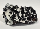 Neptunite with Natrolite, Benitoite Gem Mine, San Benito County, California