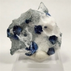 Benitoite Crystals on Matrix, Benitoite Gem Mine, San Benito County, California