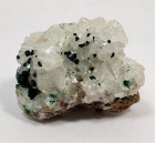 Calcite with Malachite, Concepción del Oro, Zacatecas, Mexico