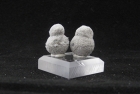 Pair of Crandallite, ps. of Wavellite, Mauldin Mt., Montgomery Co., Arkansas , #29