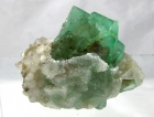 Fluorite w/ Quartz Druze, Riemvasmaak, South Africa