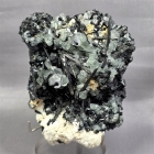Schorl & Fluorite on Feldspar, Erongo Region, Namibia