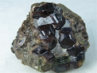 Garnet var. Andradite, Garnet Hill, Calaveras County, CA. (SCab)