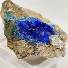 Linarite, Grand Reef Mine, Klondyke, Graham County, Arizona