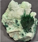 Malachite in Calcite, Kaokoveld Plateau, Kaokoland, Namibia