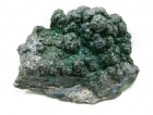 Pseudomalachite with Heterogenite on Botryoidal Gem Silica Chrysocolla