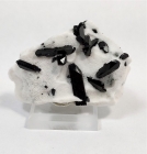 Neptunite with Natrolite, Benitoite Gem Mine, San Benito County, California