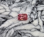 Faceted Rhodochrosite, 1.13 cts., Sweet Home Mine, Alma, Colorado