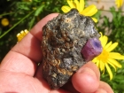 Bi-color Sapphire / Ruby in Matrix, Mkuyuni, Uluguru Mountains, Tanzania