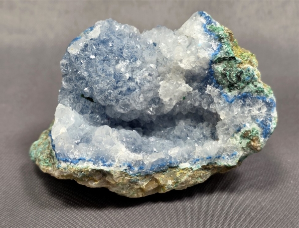 Shattuckite, Quartz, Malachite, Kaokoveld, Kunene Region, Namibia