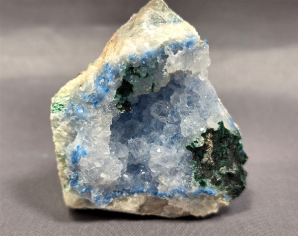 Shattuckite, Quartz, Malachite, Kaokoveld, Kunene Region, Namibia