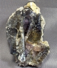 Multi-Colored Zoisite / Tanzanite Crystal Cluster w/ Pyrite & Chabazite, Merelani Hills, Tanzania