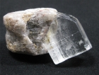 Fluorapatite on Topaz, Pedra Azul Pegmatite District, Minas Gerais, Brazil