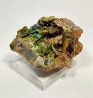 Wulfenite, Mottramite & Malachite, Tsumeb Mine, Tsumeb, Oshikoto, Namibia